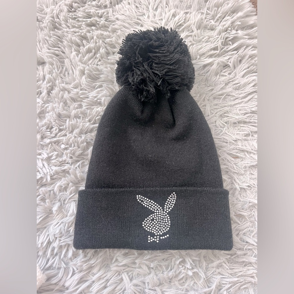 Playboy Rhinestone Beanie - Pacsun